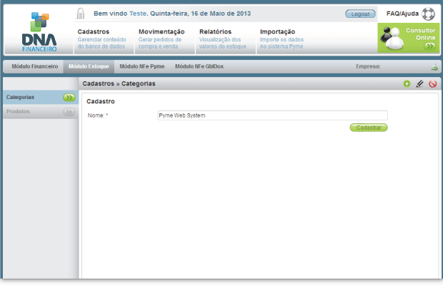 Categoria de produto